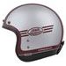 CASSIDA HELMA ESO JAWA PANEL ČERVENÁ STŘÍBRNÁ ČERNÁ 