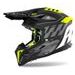 AIROH MOTOKROSOVÁ PŘILBA AVIATOR 3 RAMPAGE ČERNÁ ŽLUTÁ 