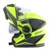 VÝKLOPNÁ PŘILBA W-TEC BANELMEDA - ŠEDO-ČERNO-FLUO ŽLUTÁ