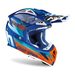 PŘILBA AVIATOR NOVAK 2.3 AMSS, AIROH - ITÁLIE (TYRKYSOVÁ/ORANŽOVÁ/MODRÁ)