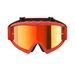 BRÝLE VISION YOUTH CORP, ALPINESTARS, DĚTSKÉ (ORANŽOVÁ, ZRCADLOVÉ ČERVENÉ PLEXI) 2025