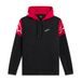 MIKINA VELOCITY HOODIE, ALPINESTARS (ČERNÁ/ČERVENÁ)