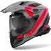 AIROH ENDURO MOTO PŘILBA COMMANDER 2 REVEAL MATNÁ ČERVENÁ FLUO