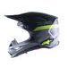 PŘILBA ALPINESTARS SUPERTECH S-M10 LIMITOVANÁ EDICE AMS (ŠEDÁ/BÍLÁ/ŽLUTÁ FLUO/ČERNÁ)