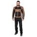 MBW PÁNSKÁ TEXTILNÍ MOTO BUNDA ACE JACKET BLACK BROWN 