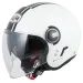NOLAN OTEVŘENÁ MOTO HELMA NOLAN N21 VISOR FLYBRIDGE METAL WHITE 67
