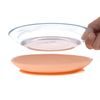 Lässig Dish Set Glass/Silicone apricot