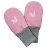 ESITO Zimní bezpalcové rukavice softshell s beránkem Antique pink