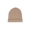 LODGER Beanie Seersucker Beige 0 - 6 měsíců