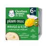 Gerber Organic 100% rostlinný dezert mango a kiwi s kokosovým mlékem 4x90g