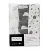 Meyco Plenky 3-balení Feathers-clouds-dots grey/white