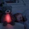 Zazu Medvídek BRODY modrý Sleeptrainer s melodiemi a nočním světlem