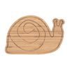 Lässig Breakfast Board Bamboo Wood Garden Explorer snail