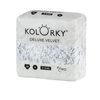 Kolorky DELUXE VELVET Love Live Laugh S (3-6 kg) 25 ks jednorázové eko plenky se sametovým povrchem