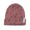 LODGER Beanie Print Rib Rosewood 6 - 12 měsíců