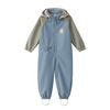 LEOKID Softshellový overal Color Block Blue Cape vel. 9 - 12 měsíců (vel. 74)