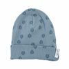 LODGER Beanie Print Rib Ocean 0 - 6 měsíců