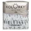 Kolorky DELUXE VELVET Dots L (8-13 kg) 19 ks jednorázové eko plenky se sametovým povrchem