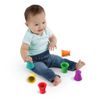 Baby Einstein Hračka maxi přísavky pohárky 6ks Stack & Squish Cups™ 6m+