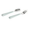 Lässig Cutlery with Silicone Handle 2pcs blue