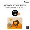 Hauck dřevěné Puzzle s úchyty Puzzle N Sort Lion