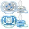 Philips AVENT Šidítko Ultra air Pastel 6-18m chlapec 2ks