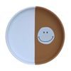 Lässig Plate Silicone Happy Rascals Smile sky blue