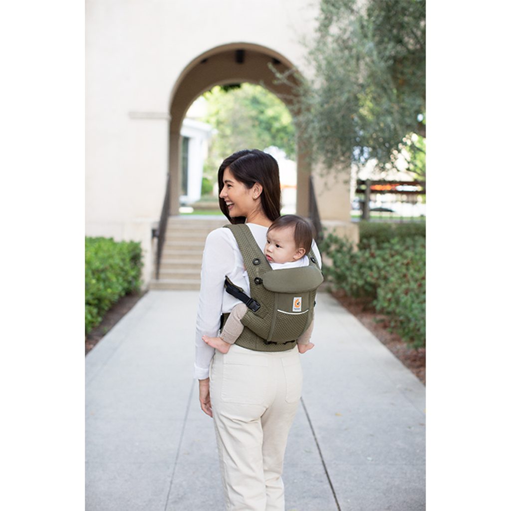 Adapt SoftFlex™ Mesh Baby Carrier: Olive Green