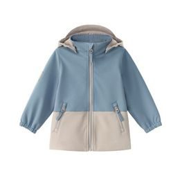 LEOKID Softshellová bunda Color Block Blue Cape vel. 18 - 24 měsíců (vel. 86)