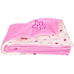 Kaarsgaren Dětská deka růžová hvězdičky Wellsoft bio-bavlna