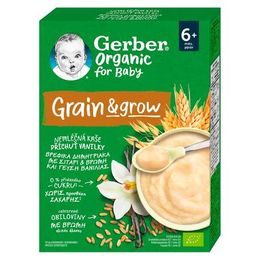 Gerber Organic Nemléčná kaše s příchutí vanilky 200g