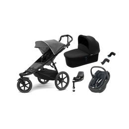 Thule SET 5v1 Urban Glide² + Bassinet + Coral 360 vč. adaptérů a základny (Grey)