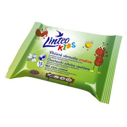 LINTEO KIDS Vlhčené ubrousky creative 15 ks