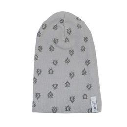 LODGER Beanie Print Rib Sharkskin 6 - 12 měsíců