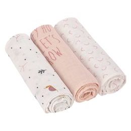 Lässig Swaddle Heav. Soft 80x80 Gard. Explo. girls