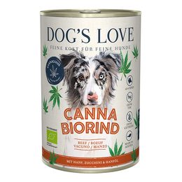 Dog's Love Canna Bio Hovězí Adult konzerva 400g