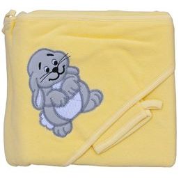 Scarlett Froté ručník s kapucí Zajíc žlutá