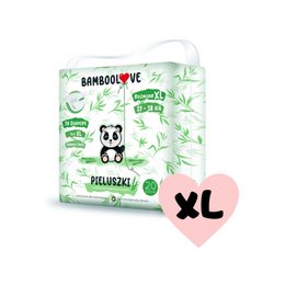 Bamboolove Pleny jednorázové bambus vel. XL 12-18 kg 20 ks