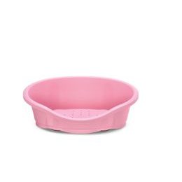 IMAC Plastový pelech pro psy a kočky - růžový - D 50 x Š 38 x V 20,5 cm