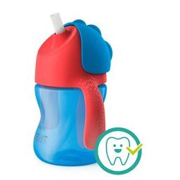 Philips AVENT Hrneček s brčkem Bendy 200ml kluk