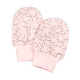 ESITO Bavlněné rukavičky pro miminko Zája Delicate pink
