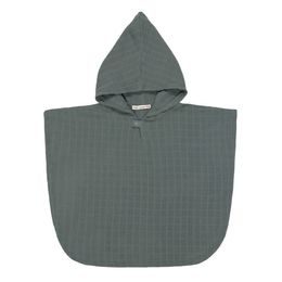 Lässig Muslin Poncho petrol green