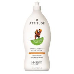 ATTITUDE přípravek na mytí nádobí s vůní citronové kůry 700 ml