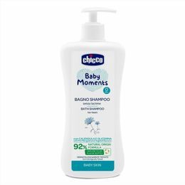 Chicco Šampon na vlasy a tělo s dávkovačem Baby Moments 92% přírodních složek 500ml