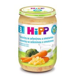 HiPP BIO Těstoviny se zeleninou a smetanou