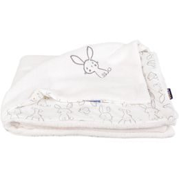 Kaarsgaren Dětská deka smetanová zajíc Wellsoft bavlna