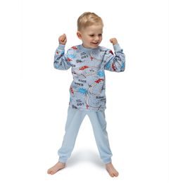 ESITO Chlapecké dětské pyžamo Race Blue - 92 / modrá
