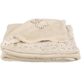 Kaarsgaren Dětská deka moka králíčci Wellsoft bio-bavlna