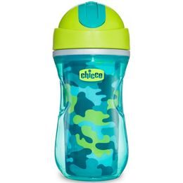 Chicco Hrneček Sport termo s brčkem 266ml zelený 14m+