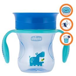 Chicco Hrneček Perfect 360 s držadly 200 ml, modrý 12m+